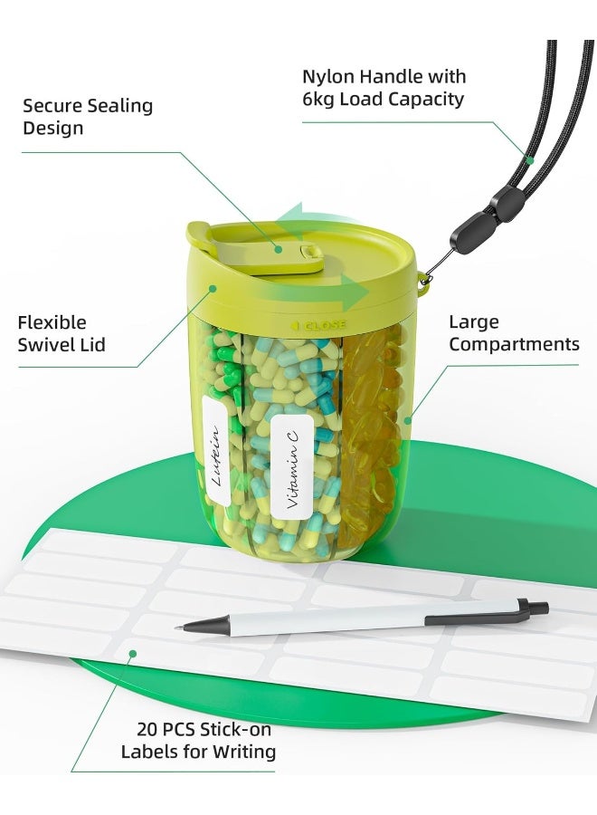 PULIV Large Supplement Organizer Bottle - Image 5